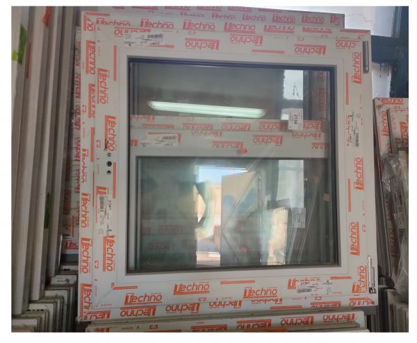 Евроокно ПВХ 80х80 поворотно-откидное 